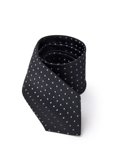 Jil Sander Black Silk Tie