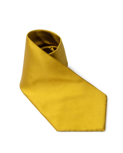 Dolce & Gabbana Yellow Silk Tie