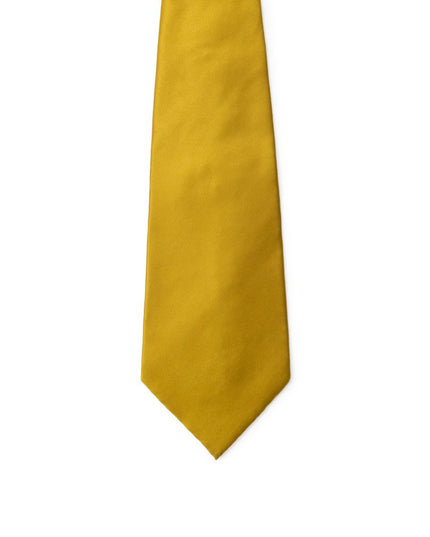 Dolce & Gabbana Yellow Silk Tie