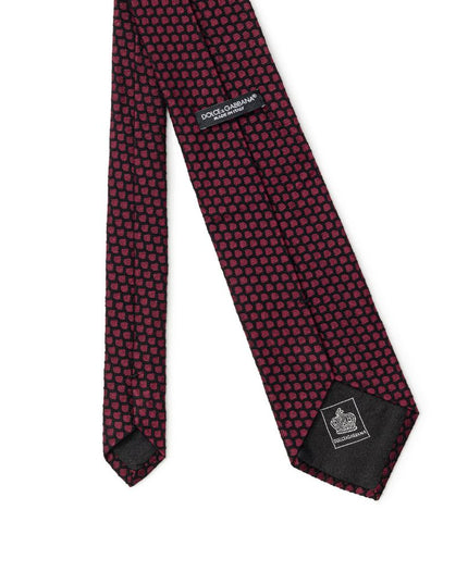 Dolce & Gabbana Purple Wool Tie