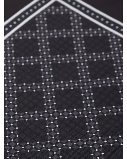 Dolce & Gabbana Black Silk Pocket Square