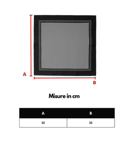 Dolce & Gabbana Black Silk Pocket Square