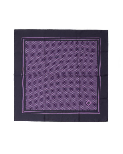 Dolce & Gabbana Purple Silk Pocket Square