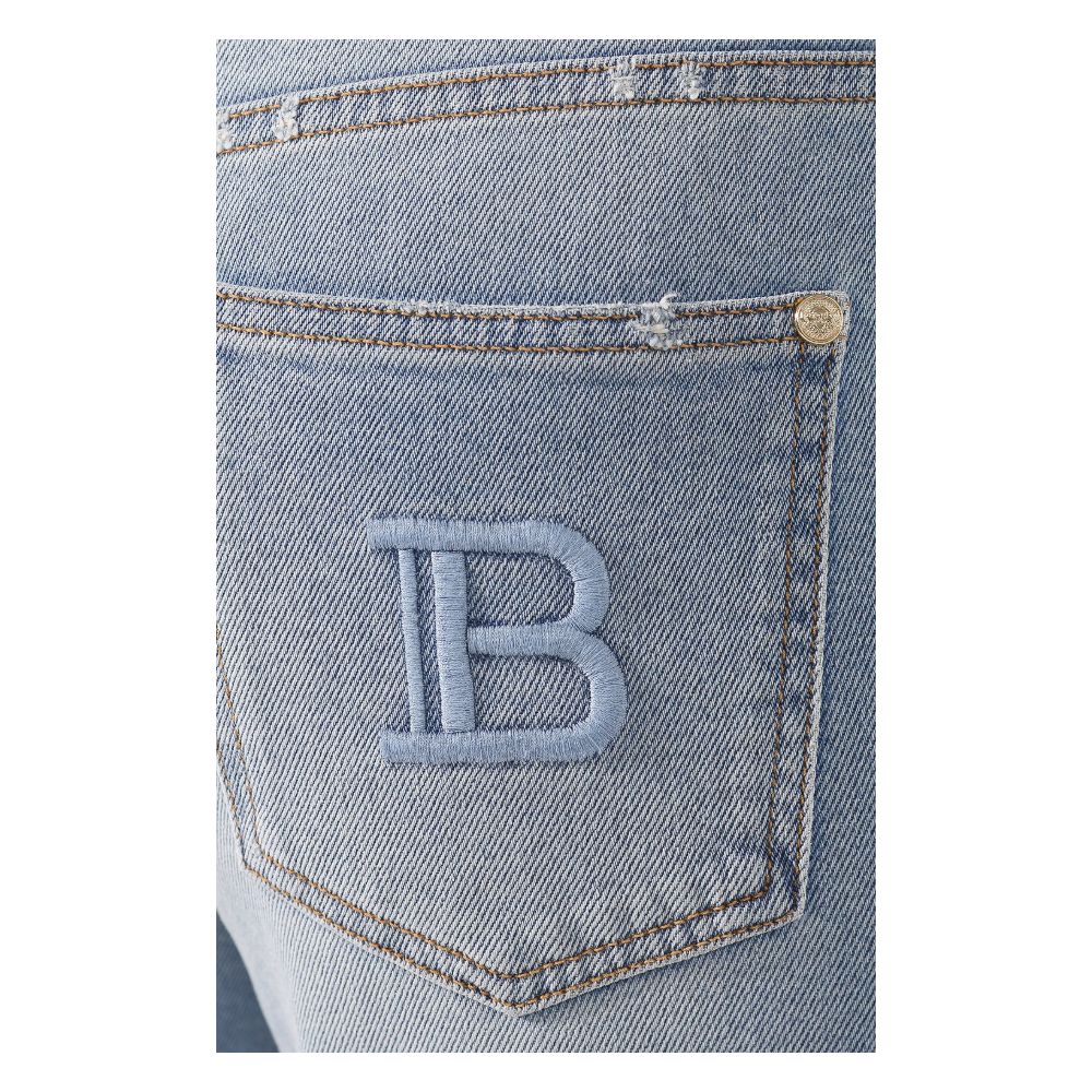 Balmain Blue Cotton Women's Jeans