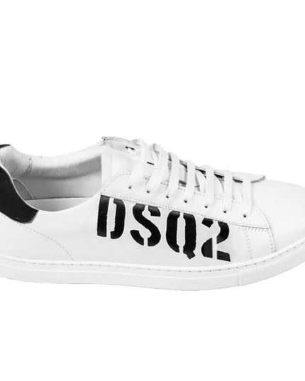 Dsquared² White Calfskin Sneaker