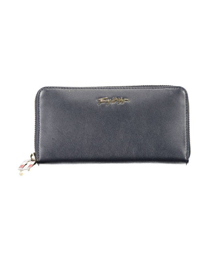 Tommy Hilfiger Blue Leather Women Wallet
