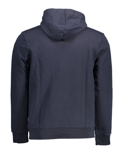 Napapijri Blue Cotton Men Sweater
