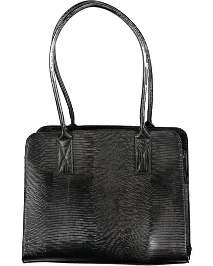 Mario Valentino Black Polyethylene Handbag