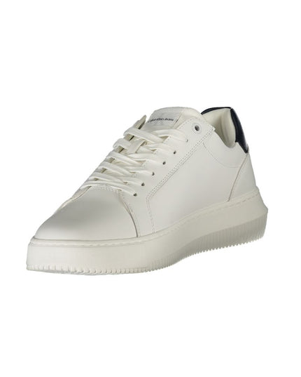 Calvin Klein White Leather Men Sneaker