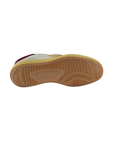 Blauer Sleek White Sneakers with Contrast Accents