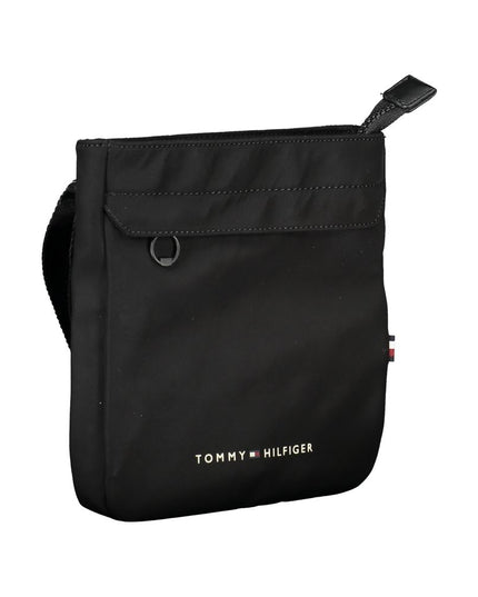 Tommy Hilfiger Black Polyester Men Shoulder Bag