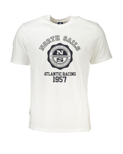 North Sails Bianco Cotton Men T-Shirt