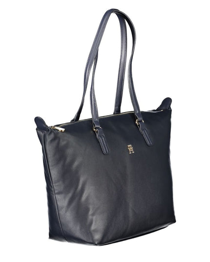 Tommy Hilfiger Blue Polyester Handbag