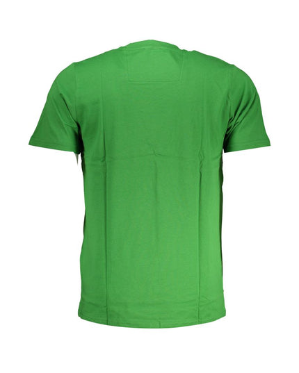 Cavalli Class Green Cotton T-Shirt