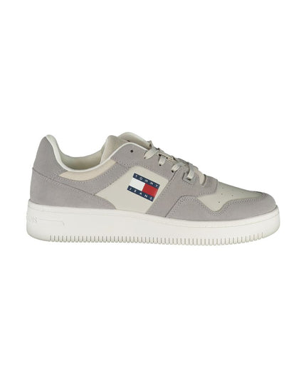 Tommy Hilfiger Grigio Pelle Men Sneaker
