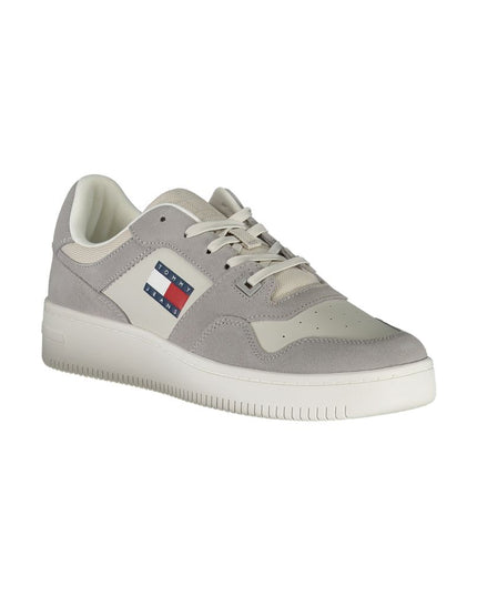 Tommy Hilfiger Grigio Pelle Men Sneaker