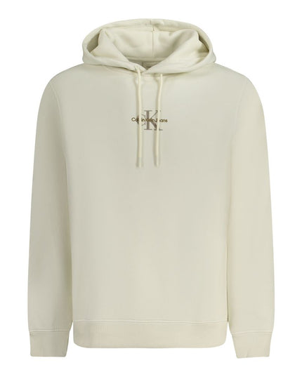 Calvin Klein White Cotton Men Sweater