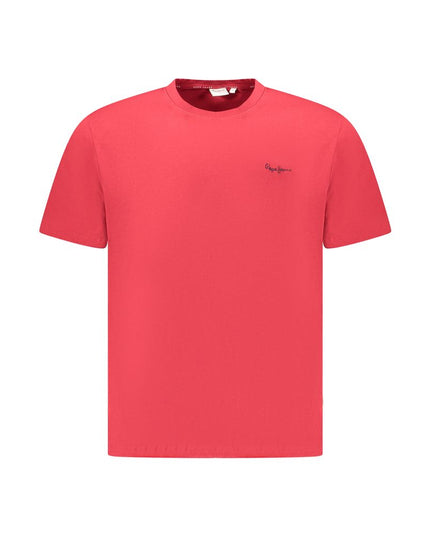 Pepe Jeans Red Cotton Men T-Shirt