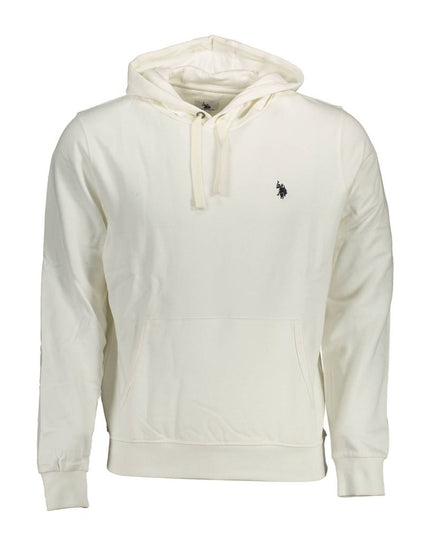 U.S. POLO ASSN. White Cotton Men Sweater