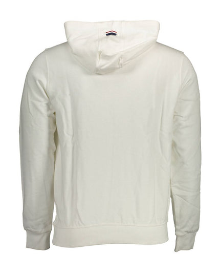 U.S. POLO ASSN. White Cotton Men Sweater