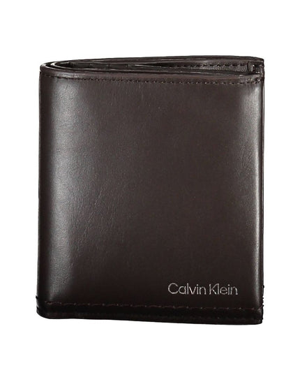 Calvin Klein Brown Leather Men Wallet