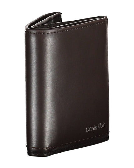 Calvin Klein Brown Leather Men Wallet