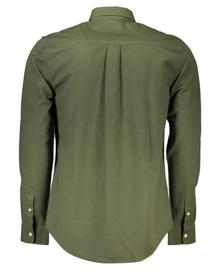 North Sails Green Cotton Men Shirt