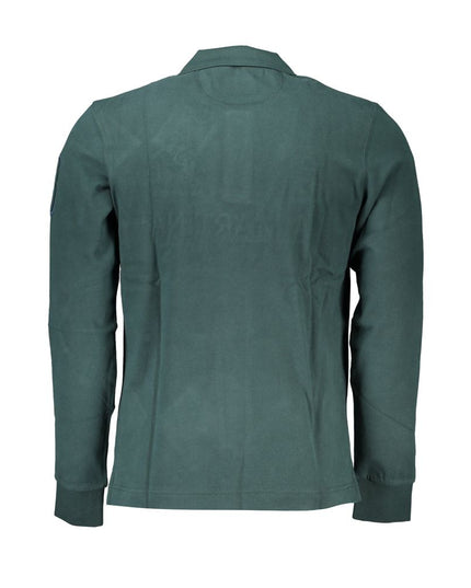 La Martina Classic Green Polo Shirt with Embroidery Detail