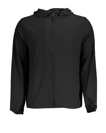 Calvin Klein Black Polyester Men's Sport Jacket