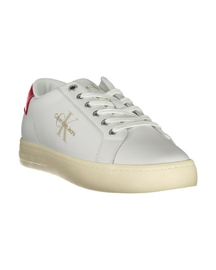 Calvin Klein Eco-Conscious White Lace-up Sneakers