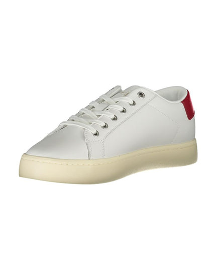 Calvin Klein Eco-Conscious White Lace-up Sneakers