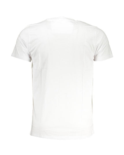 Cavalli Class White Cotton T-Shirt