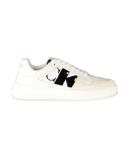 Calvin Klein White Polyester Sneaker