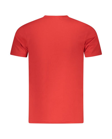 Cavalli Class Red Cotton Men T-Shirt