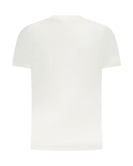 Cavalli Class White Cotton Men T-Shirt