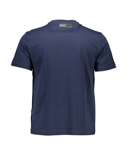 Plein Sport Blue Cotton Men T-Shirt