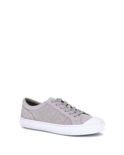 Fendi Beige Rubber Low Top Sneakers