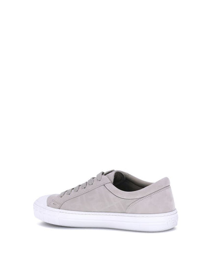 Fendi Beige Rubber Low Top Sneakers