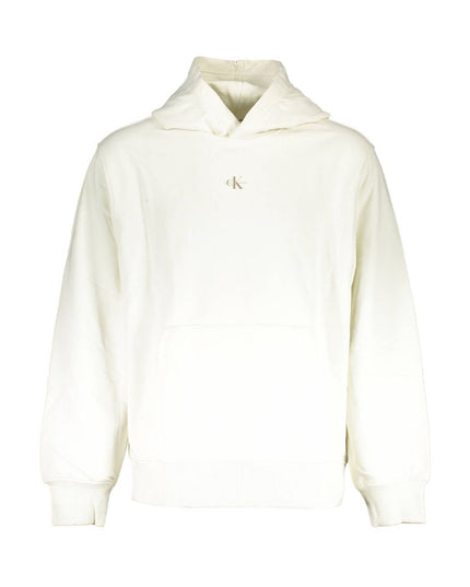 Calvin Klein White Cotton Men Sweater