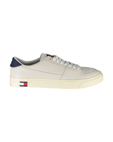 Tommy Hilfiger White Leather Men Sneaker
