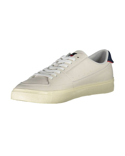 Tommy Hilfiger White Leather Men Sneaker