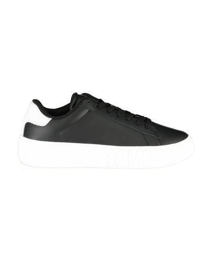 Tommy Hilfiger Black Polyethylene Men Sneaker