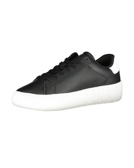 Tommy Hilfiger Black Polyethylene Men Sneaker