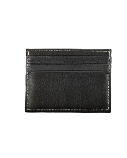Tommy Hilfiger Black Leather Men Wallet