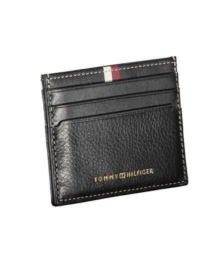 Tommy Hilfiger Black Leather Men Wallet
