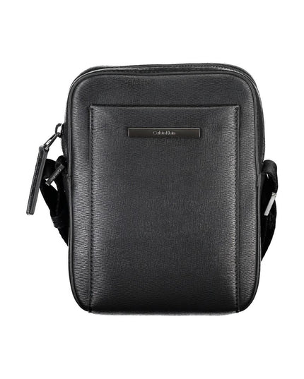 Calvin Klein Elegant Black Shoulder Bag with Sleek Detailing