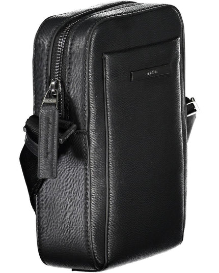 Calvin Klein Elegant Black Shoulder Bag with Sleek Detailing