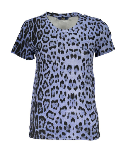 Cavalli Class Blue Cotton Women T-Shirt