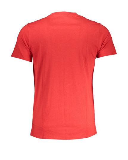 Cavalli Class Red Cotton T-Shirt