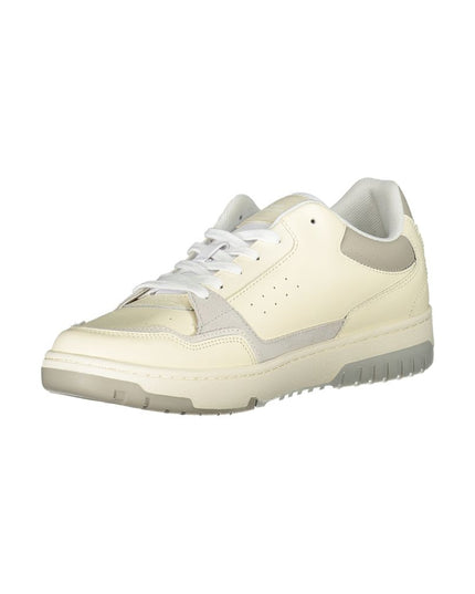 Tommy Hilfiger Beige Sports Sneakers with Unique Embroidery